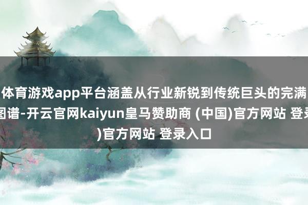 體育游戲app平臺涵蓋從行業新銳到傳統巨頭的完滿產業圖譜-開云官網kaiyun皇馬贊助商 (中國)官方網站 登錄入口